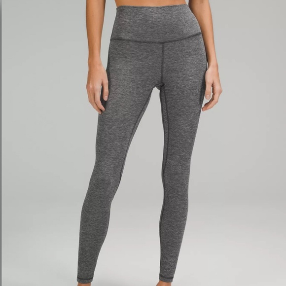 Lululemon womens align leggings mini Heathered herringbone 10 - Picture 1 of 8